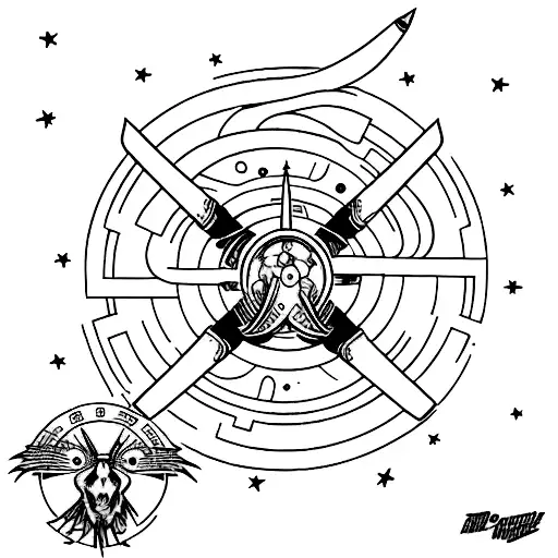 rocket queen tattoo design idea