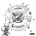 rocket queen tattoo design idea