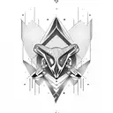 bmx sparrow tattoo design idea