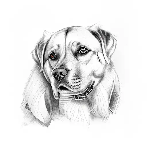 in memory of a dog with the name thor  tattoo design idea