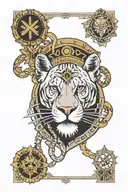 Malcom X Lion Yugioh card tattoo design idea