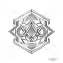 Valknut Symbol tattoo design idea