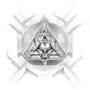 Valknut Symbol tattoo design idea
