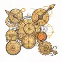 physics equations tattoo design idea