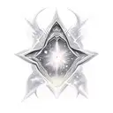 cosmic entity tattoo design idea