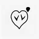 Crying Heart tattoo design idea