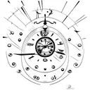 Salvador Dali references clock tattoo design idea