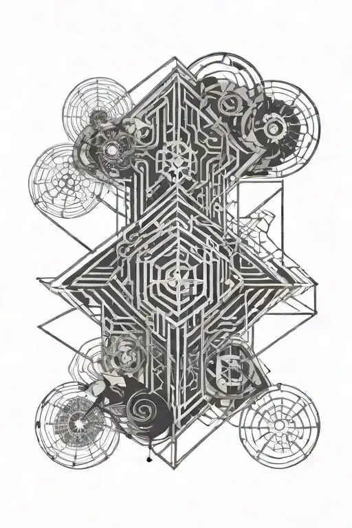 tool band 10000 days tattoo design idea