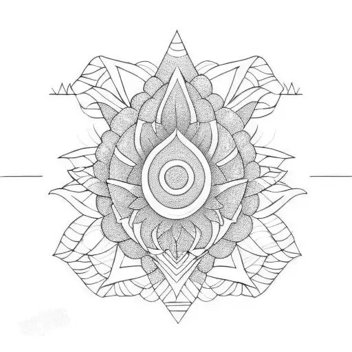 kale pineapple  tattoo design idea