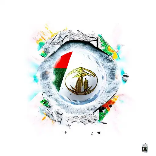 Rise of Palestine tattoo design idea