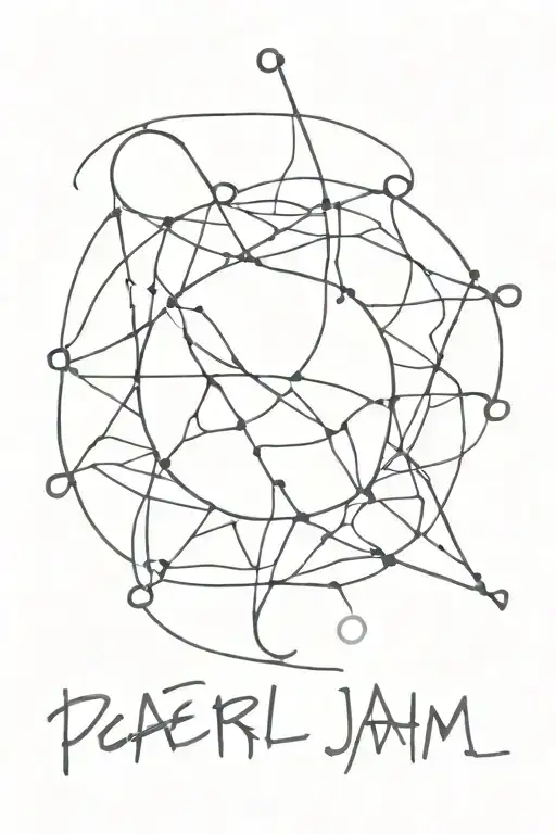 Pearl Jam lyric incorporated tattoo design idea