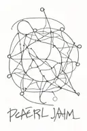 Pearl Jam lyric incorporated tattoo design idea