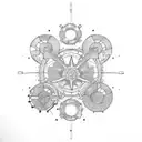 gears tattoo design idea