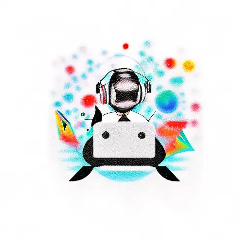 Orca as a DJ tattoo design idea