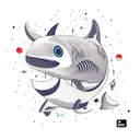 Orca as a DJ tattoo design idea