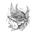 Ash  tattoo design idea