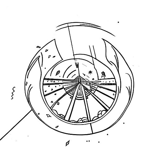 icarus falling tattoo design idea