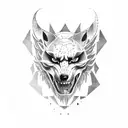 lobo tattoo design idea