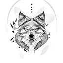 lobo tattoo design idea