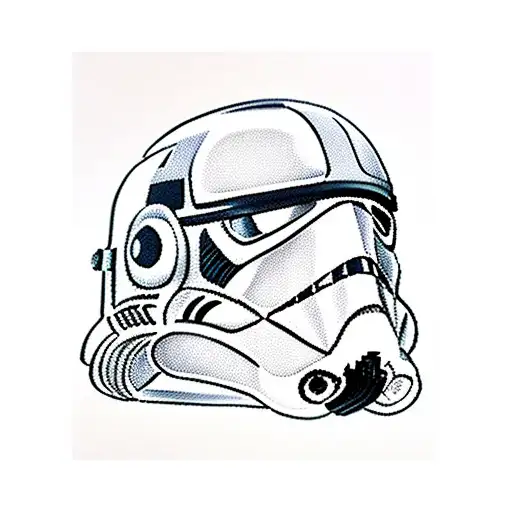 star wars helmets and ships tattoo design idea