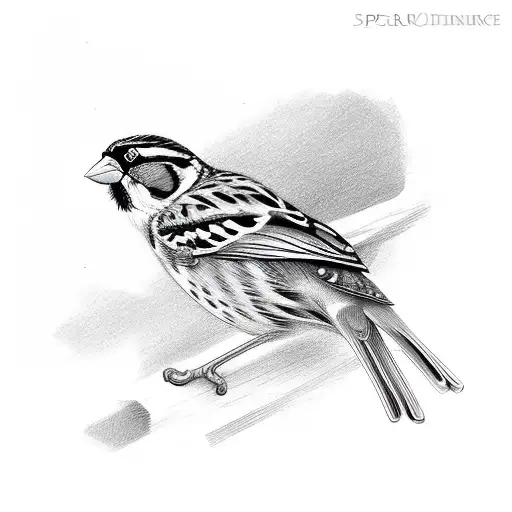 Sparrows on the collarbone tattoo design idea