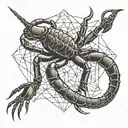scorpion,  eiffel tower,  celtic family sign tattoo design idea
