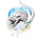 the pale horse tattoo design idea