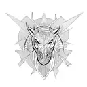 the pale horse tattoo design idea