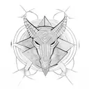 the pale horse tattoo design idea