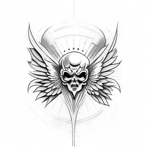 icarus fall tattoo design idea