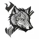 calderaian wolf birthmark also should include tattoo design idea