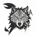 calderaian wolf birthmark also should include tattoo design idea