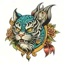 bar tattoo design idea