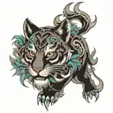 bar tattoo design idea