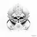 dali tattoo reference in fine line tattoo design idea