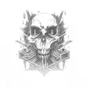 evil darkness  tattoo design idea