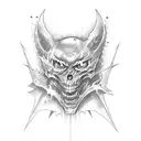 evil darkness  tattoo design idea