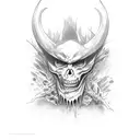 evil darkness  tattoo design idea