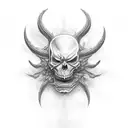 evil darkness  tattoo design idea