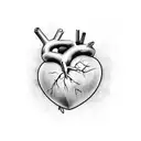 Crying Heart tattoo design idea