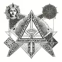 Isis Goddess tattoo design idea