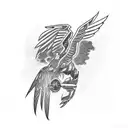 thunderbird for inner bicep  tattoo design idea