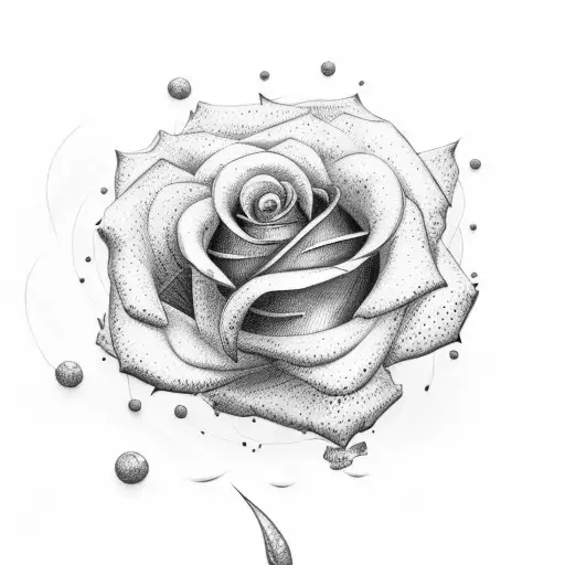 Rose tattoo design idea