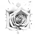 Rose tattoo design idea