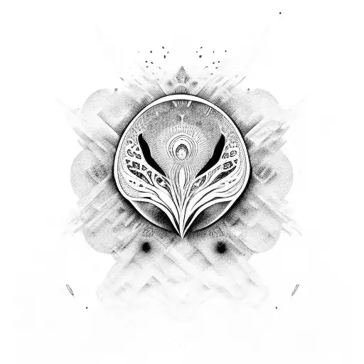 vulva  tattoo design idea