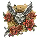 las vegas tattoo design idea