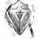 Shield tattoo design idea