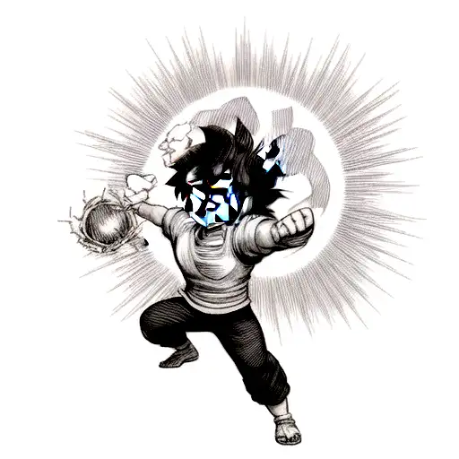 Izuku, goku, kenichi mightiest disciple, solo leveling, Arthur leywin. Sleeve tattoo design idea