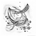 Ocean God tattoo design idea