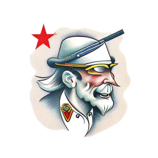 un hombre chino tatuando  tattoo design idea